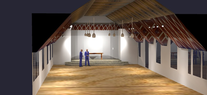 Photographically illustrate lighting proposal and effects.