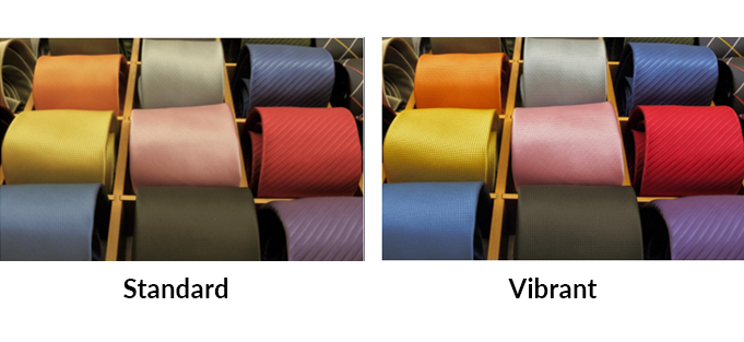 Select lighting to enhance the vibrancy of fumiture and surroundings.